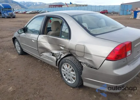 2004 Honda Civic Lx z USA, uszkodzony, nr VIN 2HGES16574H547116